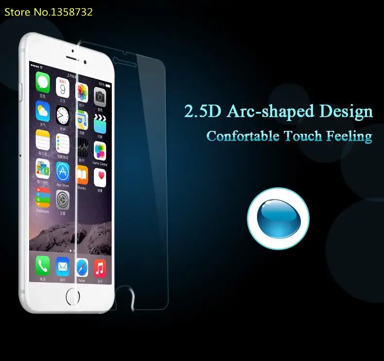 Für iphone 6 Gehärtetem Glas Screen Protector Für iphone 6 Bildschirm Protector glas für iphone 6 E