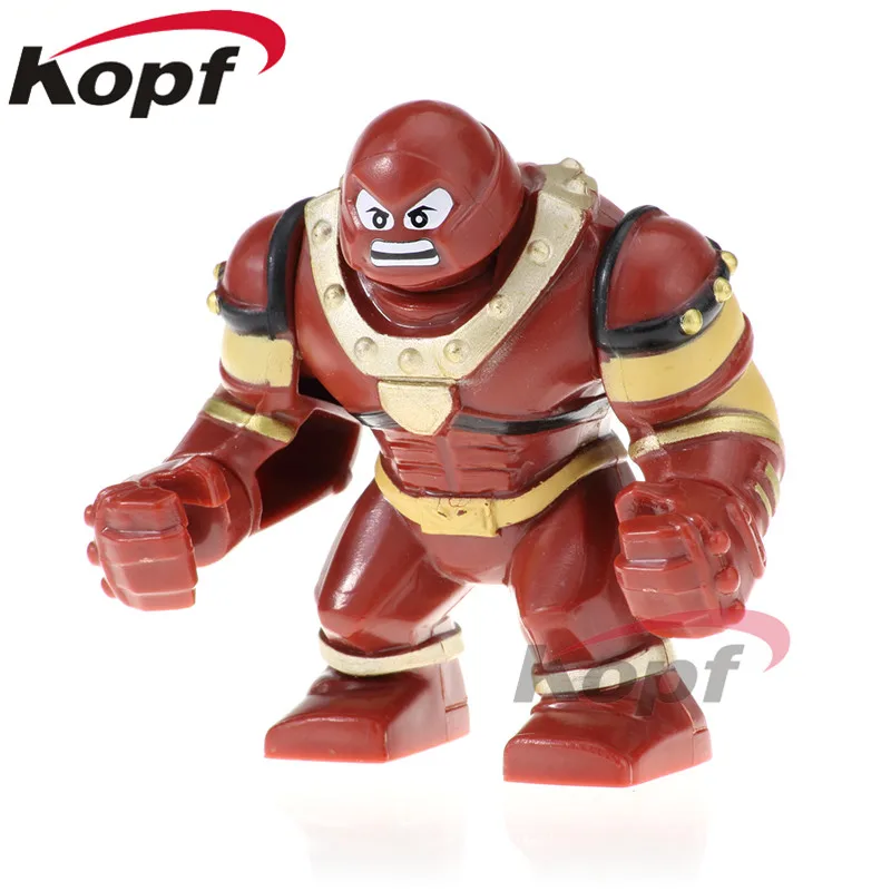 

Super Heroes Single Sale 7CM Big Size Figures Juggernaut Son of Hulk Vennom Scorpion Building Blocks Toys for children PG1802