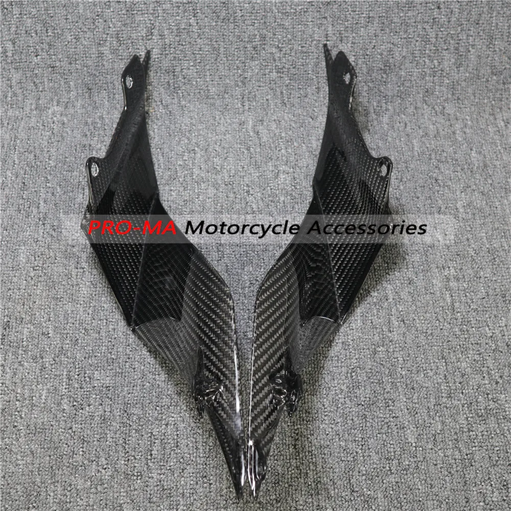 Мотоциклетная задняя боковая панель из углеродного волокна для Yamaha R6 2017 +