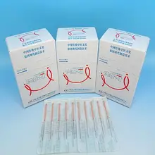 0,5*20 Вт, 30 Вт, 50/75 мм Одноразовые Иглы для иглоукалывания нож для моксотерапии иглы для косметического массажа иглы