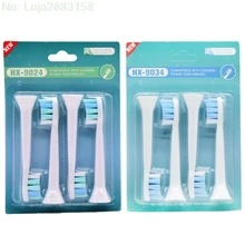 4 шт Сменные головки для электрической зубной щетки для Philips Sonic электрическая зубная щетка HX9024 HX9034