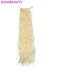 JOY & BEAUTY 60 см длинные кудрявые вьющиеся волосы пони хвост шиньоны накладные волосы на резинке синтетические волосы наращивание волос штук