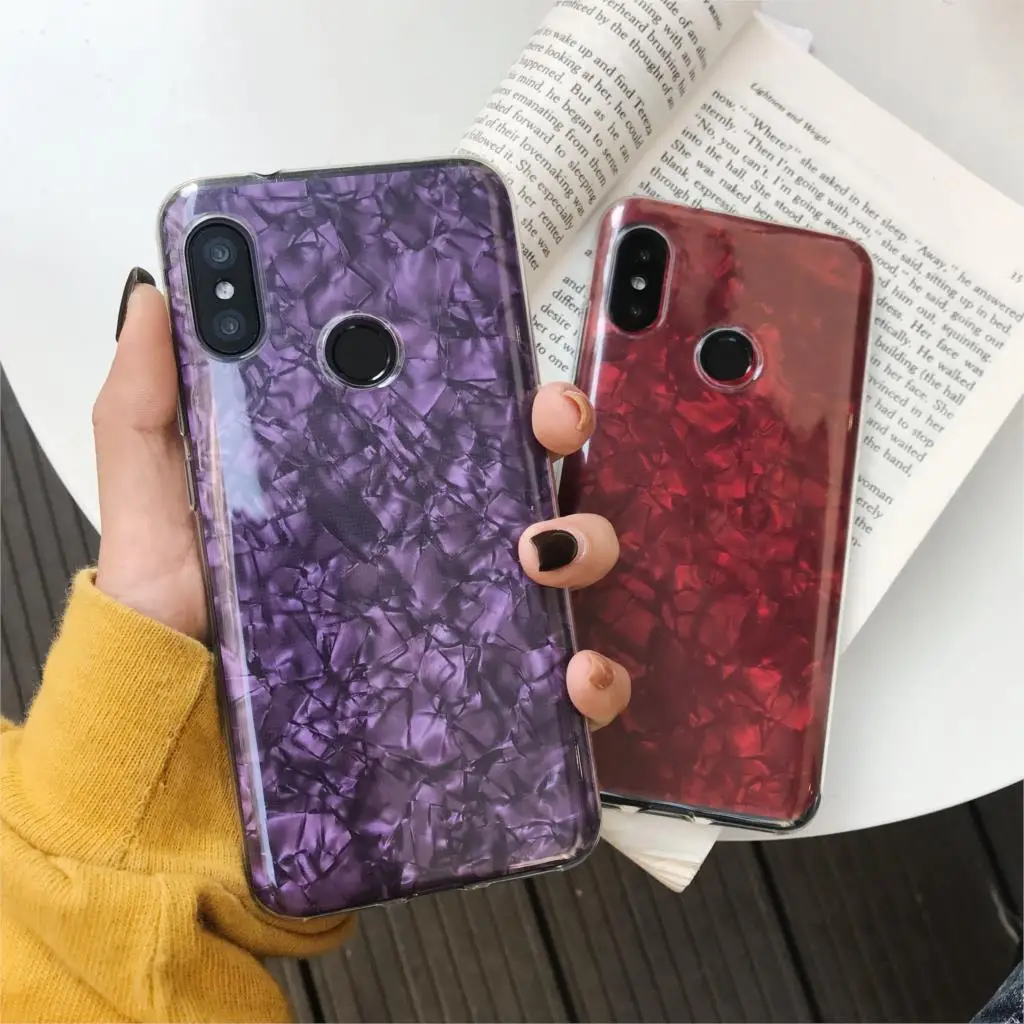 2 в 1 мраморный чехол для телефона из ТПУ Для XiaoMi 8 SE F1 MAX 3 MIX A2 Lite A1 6X 5X 5S Plus Fundas RedMi Note 6