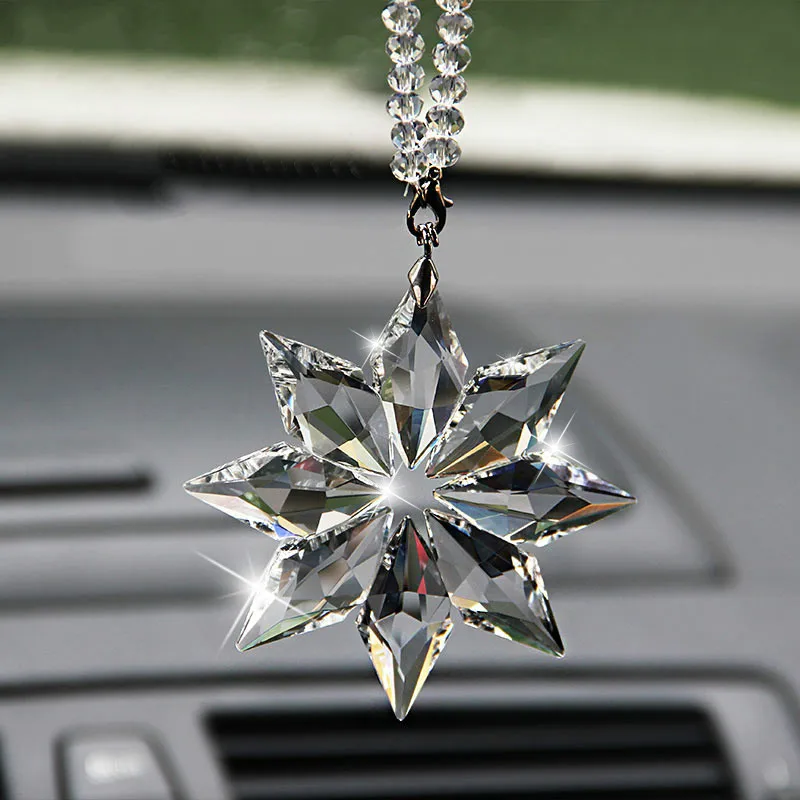 

Crystal Christmas Gift Car Pendant Accessories For Fiat Punto 500 Stilo Bravo Grande Punto Palio Panda Linea Uno Marea Evo Coupe