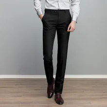 Абсолютно мужской классический костюм высокого качества на молнии брюки модные Романтические свадебные жених синие брюки для официального костюма для мужчин