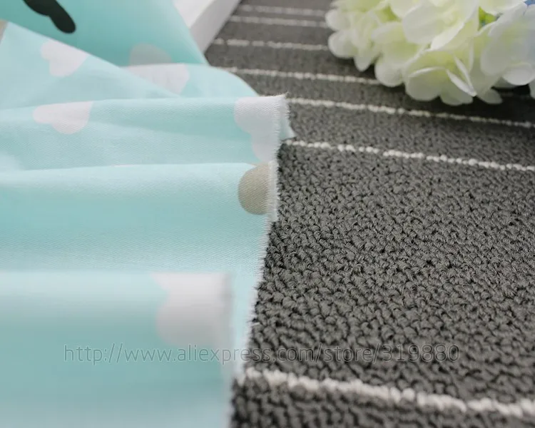 TIANXINYUE саржа хлопок ткань синие облака и капли дождя ткань DIY Детские подушки лоскутное шитье стеганая ткань