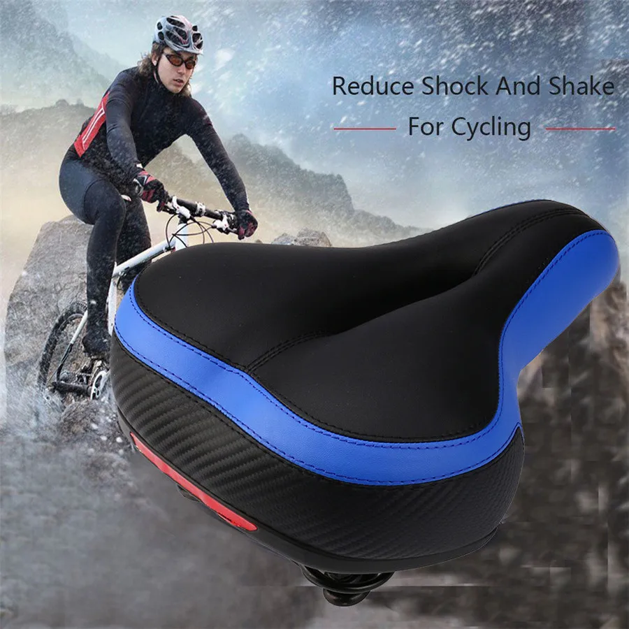 Wide Big Bum Bike Bicycle Cruiser Extra Comfort Sporty Soft Pad Saddle