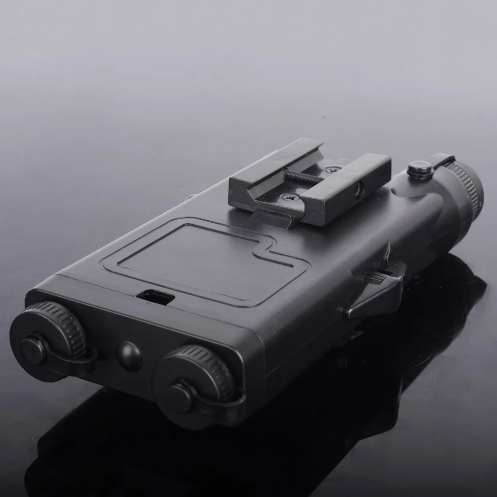 Чехол аккумулятор TOPSCOPE airsoft AN/PEQ 2 с красным лазером|Подсветка для оружия| |