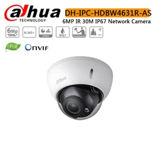Оригинальная Dahua IPC-HDBW4631R-AS 6MP ip-камера IK10 IP67 IR30M Встроенная sd-карта аудио и сигнал тревоги интерфейс HDBW4631R-AS POE камера