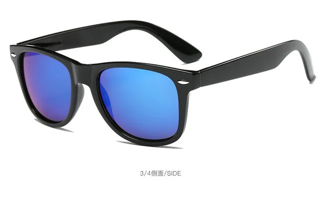 DJXFZLO новые унисекс Светоотражающие Винтажные Солнцезащитные очки Мужские брендовые дизайнерские солнцезащитные очки с заклепками женские модные солнцезащитные очки Oculos de sol - Цвет линз: C3