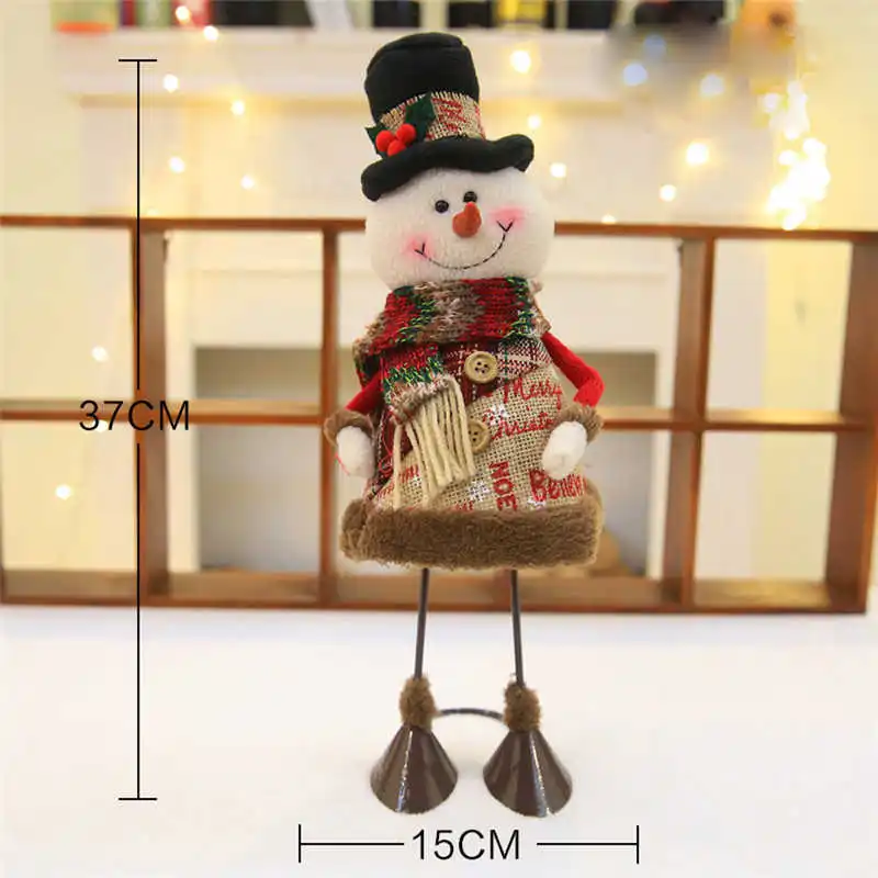 Christmas Decorations DIY Christmas Gifts Felt Cloth Decorative Ornaments Dolls Super soft plush material touch feel cozy #2n19 (6)