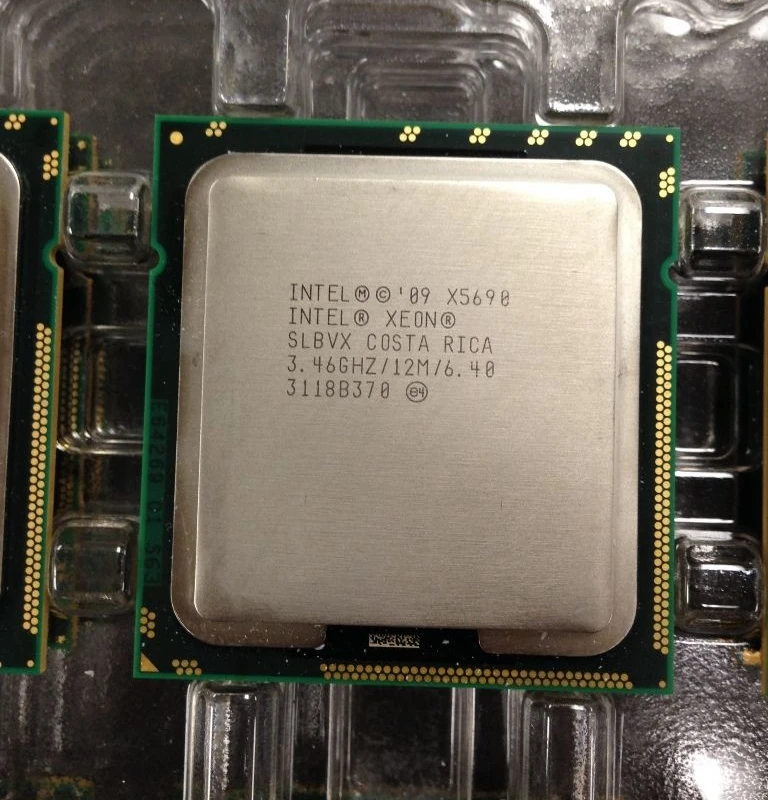 

Intel Xeon X5690 3.46GHz 6.4GT/s 12MB 6 Core 1333MHz SLBVX CPU Processor