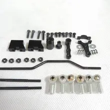 Двойной перила моста руля для Капо крест трактор, экскаватор грузовик Tamiya RC4DW 6x6 8x8 прицеп гусеничный RC SCA MAN BENZ