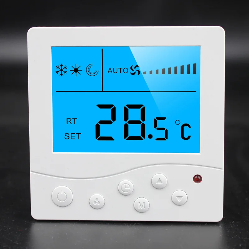 Liquid Crystal Temperature Controller for Central Air Conditioning
