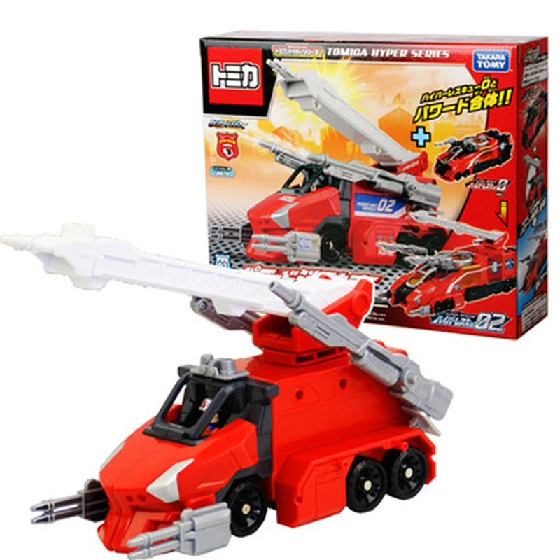 

Takara Tomy Tomica Hyper Series PUV-02 Powered Fire Engine Truck w/Figure New