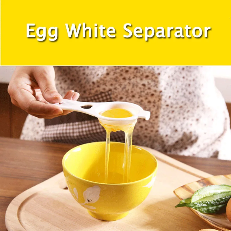 Eco Friendly Good Quality Egg Yolk Separator Cooking Sieve Tool White