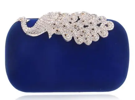YM1009blue Sekusa вечерние клатчи Корона Стразы вечерние сумки кошелек сумка для свадьбы бриллианты леди кошелек мини Вечерние сумки - Цвет: YM1009blue