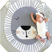 90 см детские игры ползучий коврик мультфильм одеяло с принтом животных дети ковер коврик для гостиной спальни TB распродажа
