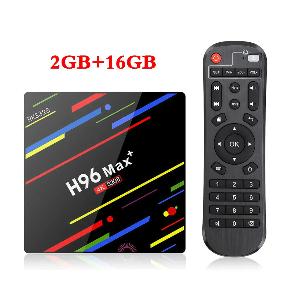 4 ГБ ОЗУ 64 Гб ПЗУ 4K Smart tv Box Android 9,0 H96 MAX Plus RK3328 телеприставка 2,4/5G wifi H96Max+ Youtube медиаплеер 2G16G - Цвет: 2GB 16GB