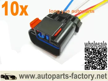 

long yue 6.0 Diesel Glow Plug Harness Plug Connector Pigtail E350 E450 F250 F350 OEM Case For Ford 6.0L 2004-2010 8"