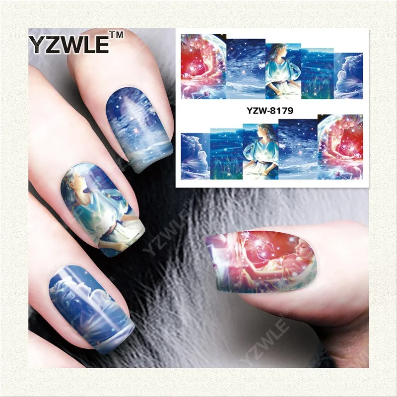 WUF 49 простыни детские украшения для ногтей предложения передачи воды печати наклейки для маникюрный салон # YZW (T-8148-8196)