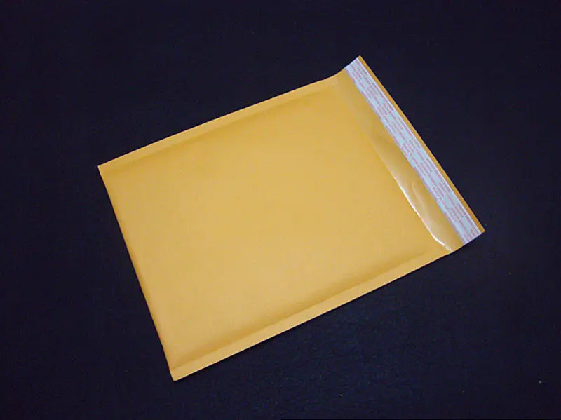 Крафтовый конверт с упаковочной пленкой внутри объемные Конверты Доставка сумка самозапечатывающийся Бизнес школьные канцелярские