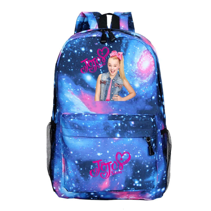 Красивый Jojo Siwa рюкзак для женщин девочек модный узор рюкзак дорожная школьная сумка для девочек классический рюкзак - Цвет: 19