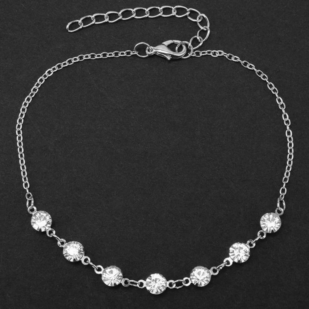 

Charming Crystal Bracelet Bride Jewelry Anklet For Women Girl Ankle Leg Foot Jewelry Chain