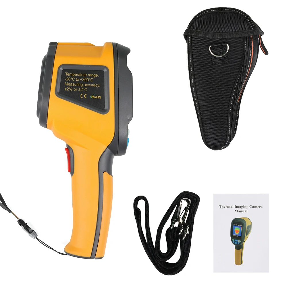 

JAKEMY HT-02 Handheld IR Thermal Imaging Camera 60x60 Infrared Image Resolution 3600 Pixel Digital Display Thermal Imager 1pcs