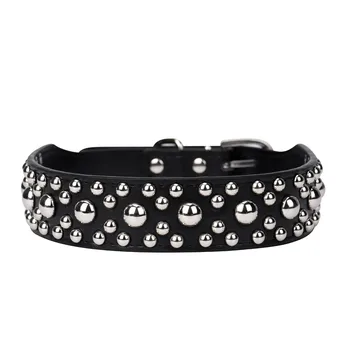 

Adjustable Leather Collars Rivet Mushroom Studded Pet Puppy Waterproof and Wear-resistant Rivet Elements #B