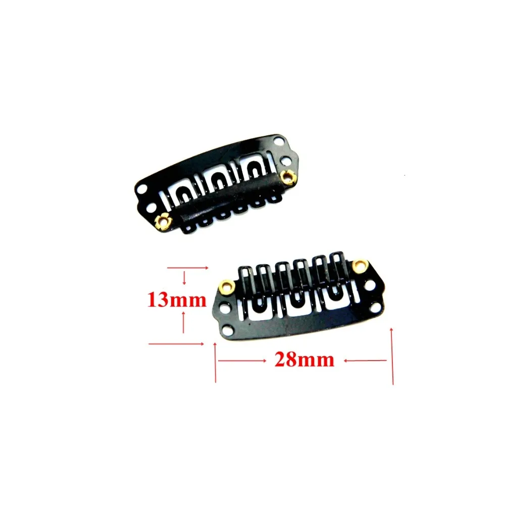 28mmX13mm clips for hair extensions (7)