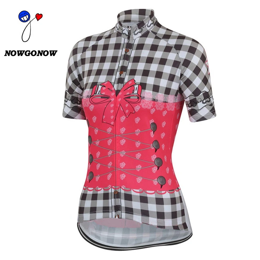 Prix pour 2017 NOUVEAU Femmes de jersey vélo vêtements beau vélo porter à manches courtes 100% Polyester Respiration air Prix pour 2017 NOUVEAU Femmes de jersey vélo vêtements beau vélo porter à manches courtes 100% Polyester Respiration air
