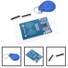 High Quality MFRC-522 RC522 RFID NFC Reader RF IC Card Inductive Sensor Module For Arduino Module + S50 NFC Card + NFC Key Ring