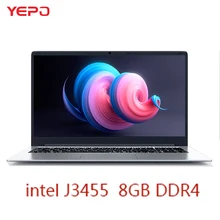 Ноутбук YEPO 15,6 ''с оперативной памятью 8 Гб ПЗУ 256 ГБ SSD ноутбук с intel J3455 2,4 ГГц четырехъядерный ультрабук для игр в офисе PS