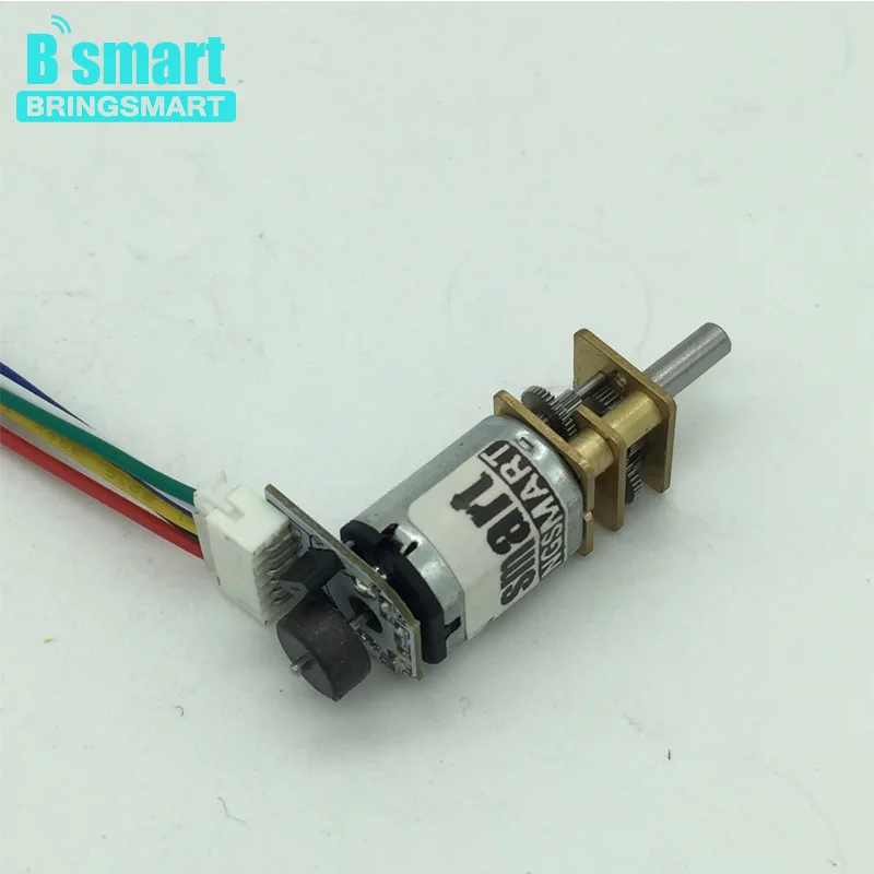 

Bringsmart GB12-N20B DC Motor Encoder Motor DC 12V High Speed 39-1500rpm Gear Motor Intelligent Monitoring Equipment Robot
