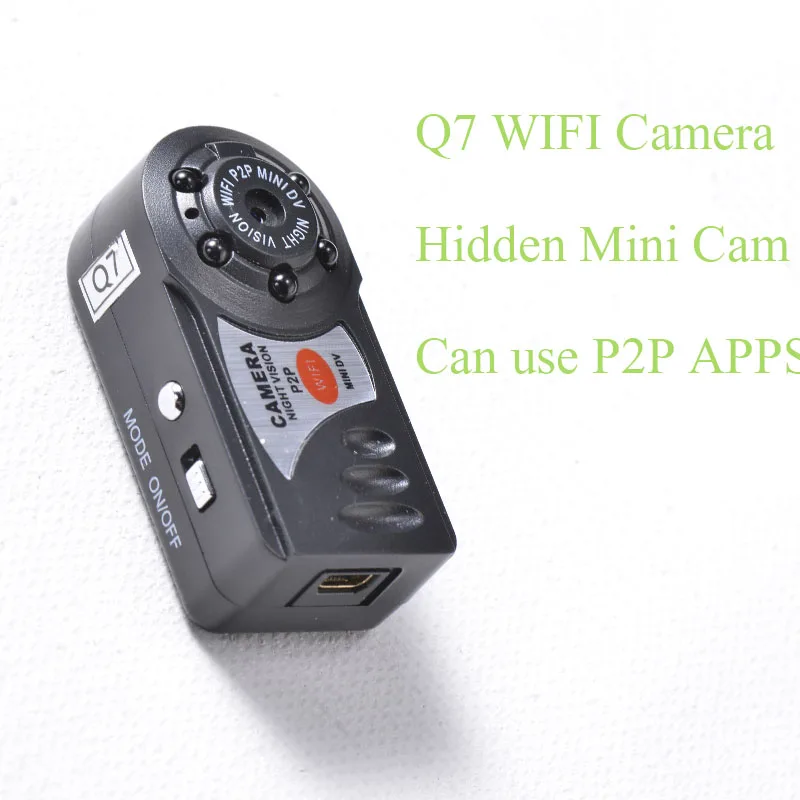 Smallest Wifi Camera Q7 Cam Upgrade 720P HD Mini DV Wireless IP Camera Espia Video With
