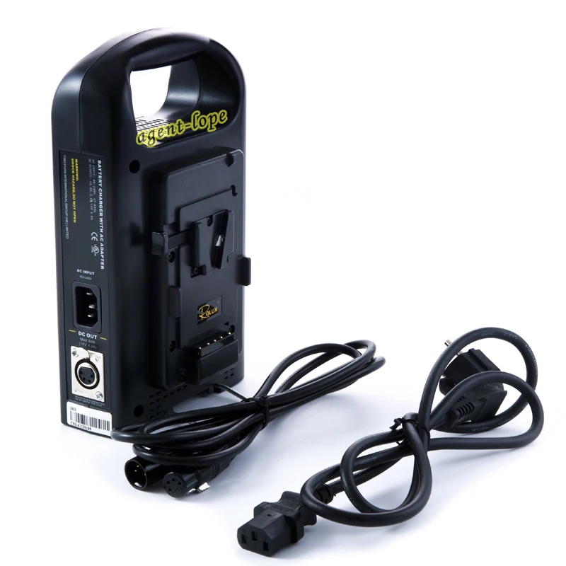 

3-stud V Mount Dual Battery Charger for Camera External Power Supply Lithium Battery Pack