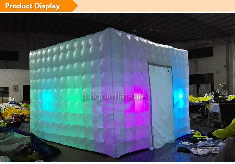 Чудо Cube Типи Надувные светодиодное освещение Photo Booth палатка индивидуальные взорвать шатер для игрушки палатки