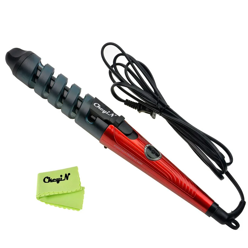 Automatic Hair Curler Roller Magic styler Curling Iron Electric Ceramic Spiral Wand rizador pelo Hair Styling