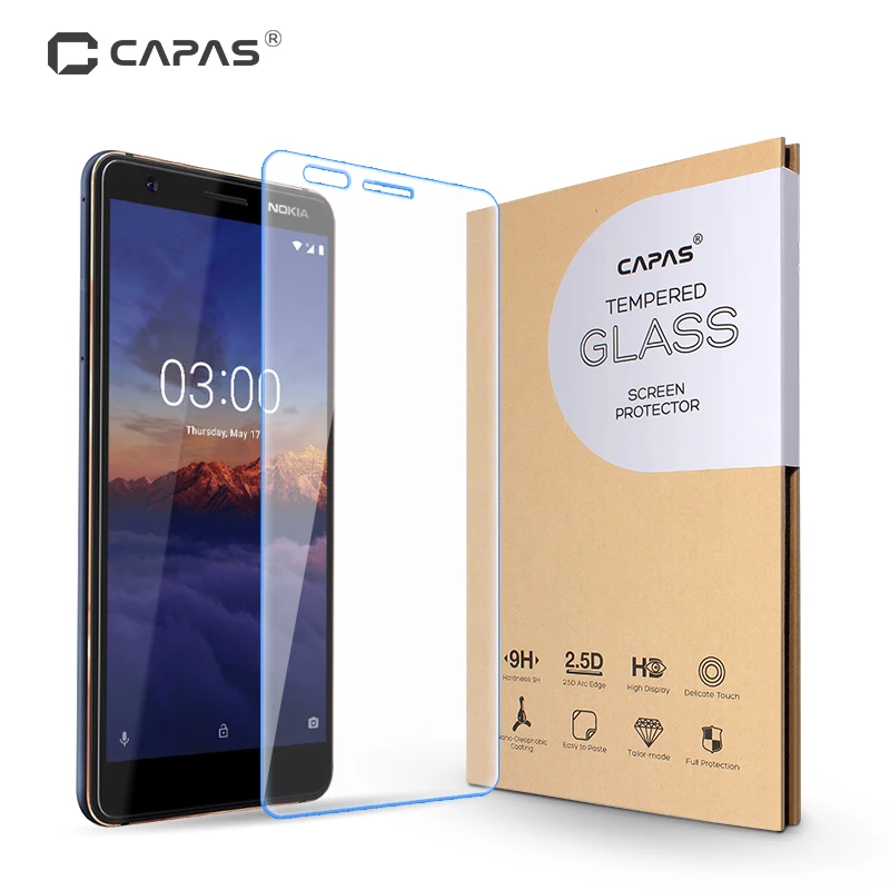 

For Nokia 3.1 Tempered Glass for Nokia 5.1 Screen Protector for Nokia 2.1 Protective Glass Film Clear Anti-burst 2.5D LCD Guard