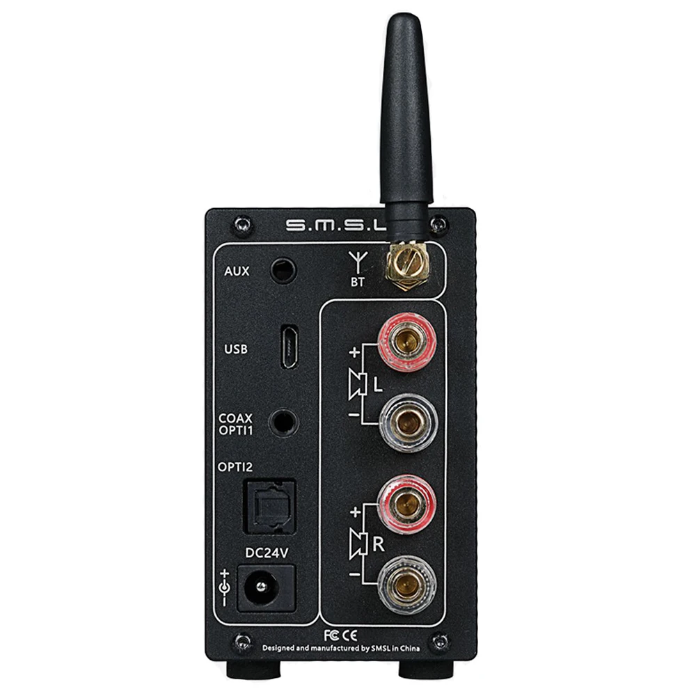Najtaniej SMSL AD18 80W2 Bluetooth 4.2 HIFI USB DSP cyfrowy dekodujący wzmacniacz mocy