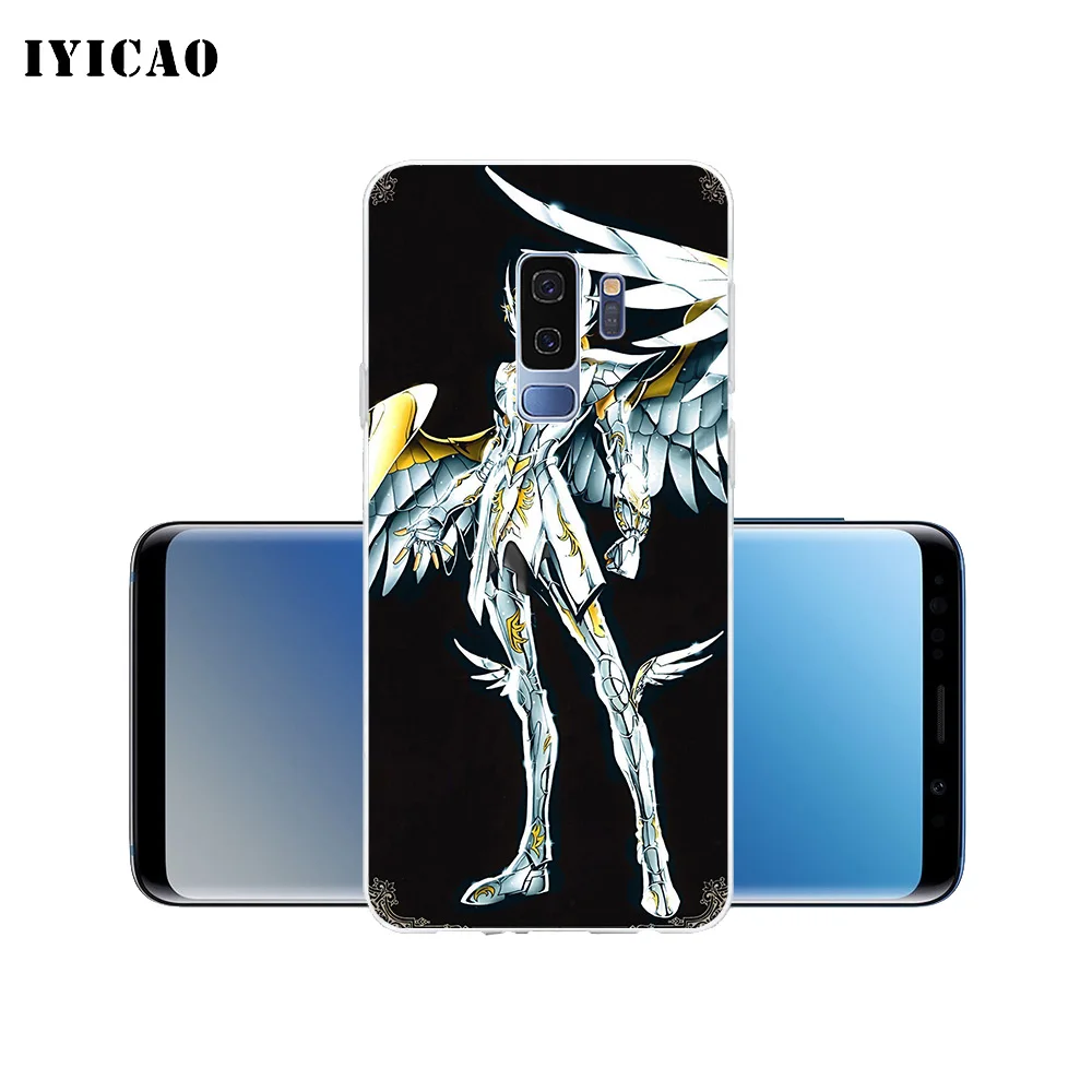 IYICAO мультфильм Saint Seiya Мягкий силиконовый чехол для телефона Samsung Galaxy S10e S10 S9 S8 Plus S7