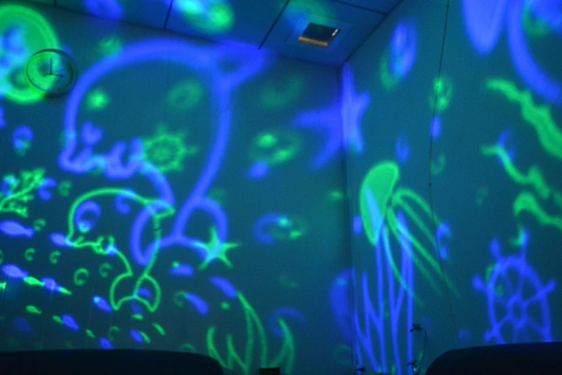 BOAZ океан звездное небо вращающийся проектор Ночной светильник 8 цветов Режим светодиодный лазерный ночной Светильник s подарок для детей дети гостиная/спальня