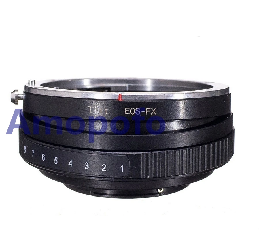 Amopofo For EOS FX Tilt Lens Adapter for Canon EF Mount Lens to Fujifilm Fuji X