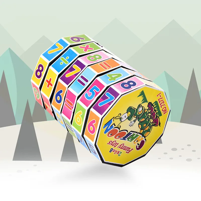 Обучающие математические игрушки Образование по методу Монтессори ресурсы головоломка куб для детей номер Обучающие приспособления забавная игра