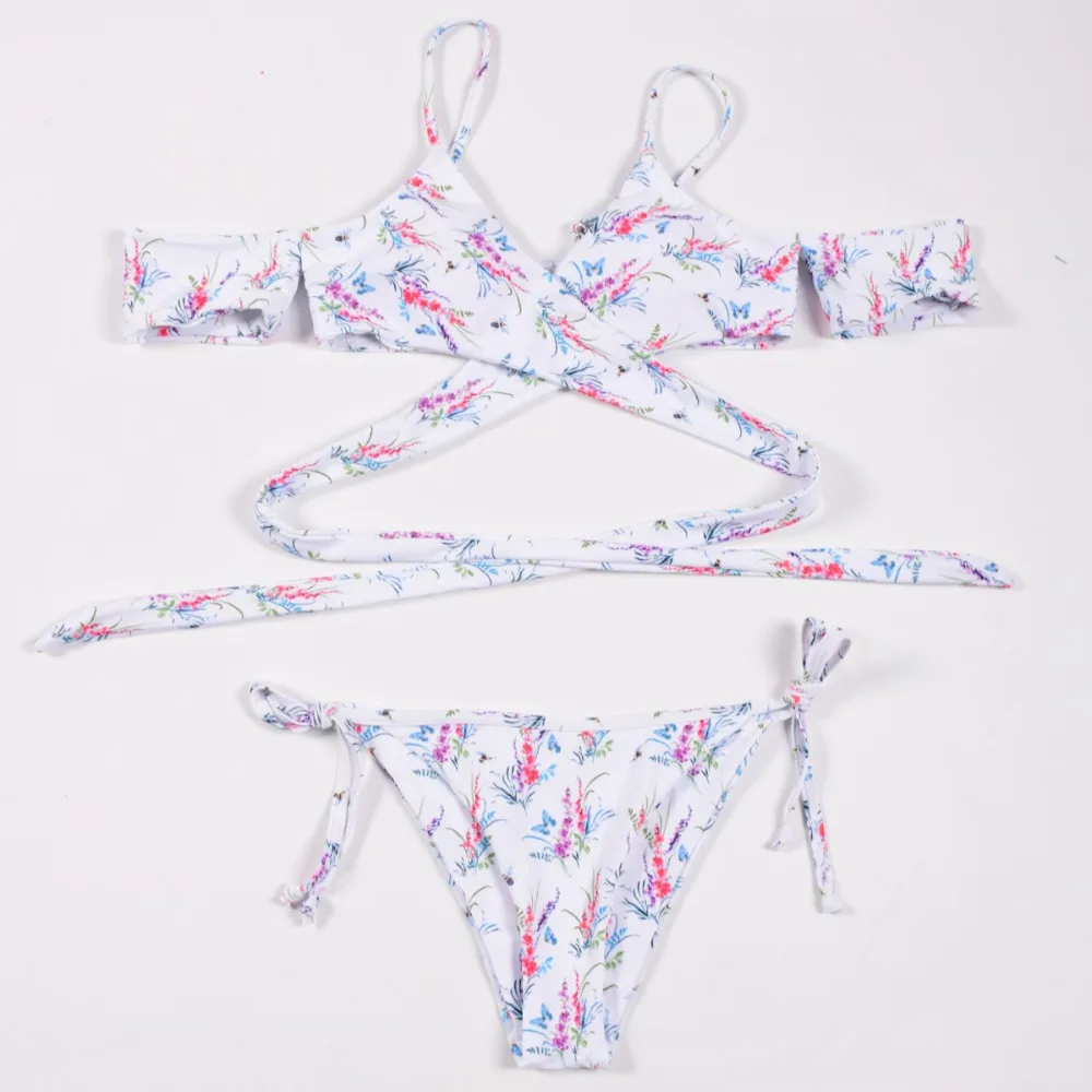 Whole Swimsuit Red Sexy Bikini Bandea Swimsuit Female Separate Bathing Suit Women Push Up Swimwear White Brazilian Bikini (2)
