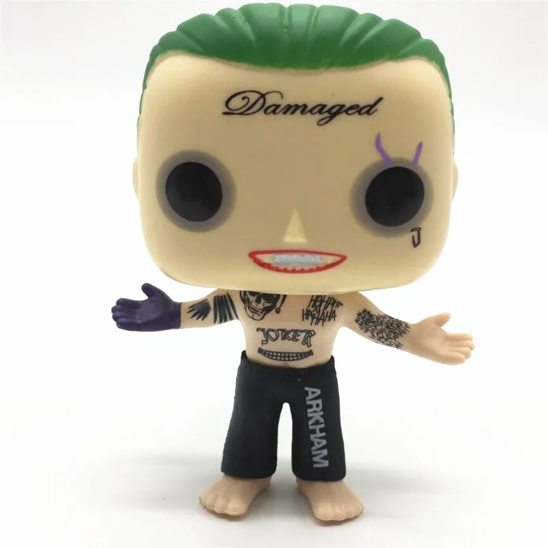 Виниловые фигурки FUNKO POP клоун Джокер без рубашки для мальчиков и девочек подарок