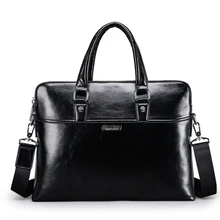 Роскошный деловой мужской портфель из натуральной коровьей кожи, Мужская модная сумка через плечо, мужская сумка-мессенджер, сумка для компьютера