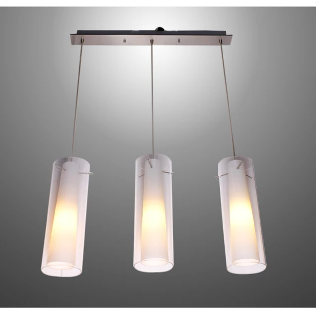 New Modern Gl Kitchen Bar Pendant Lamp 3 Lights E27 Ing New Modern Gl Kitchen Bar Pendant Lamp 3 Lights E27 Ing Rectangle Canopy Suspension Hanging