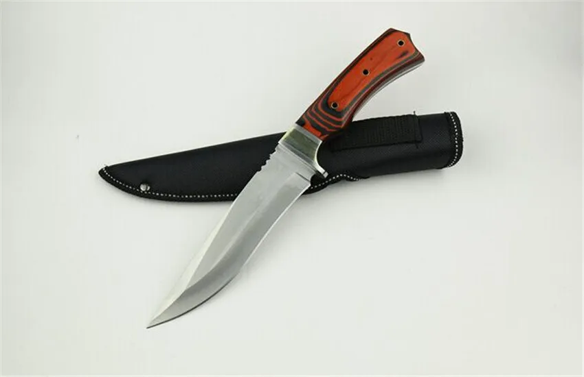 Beautiful Color Wood Handle Hunting Knife Survival Knives Fixed Blade